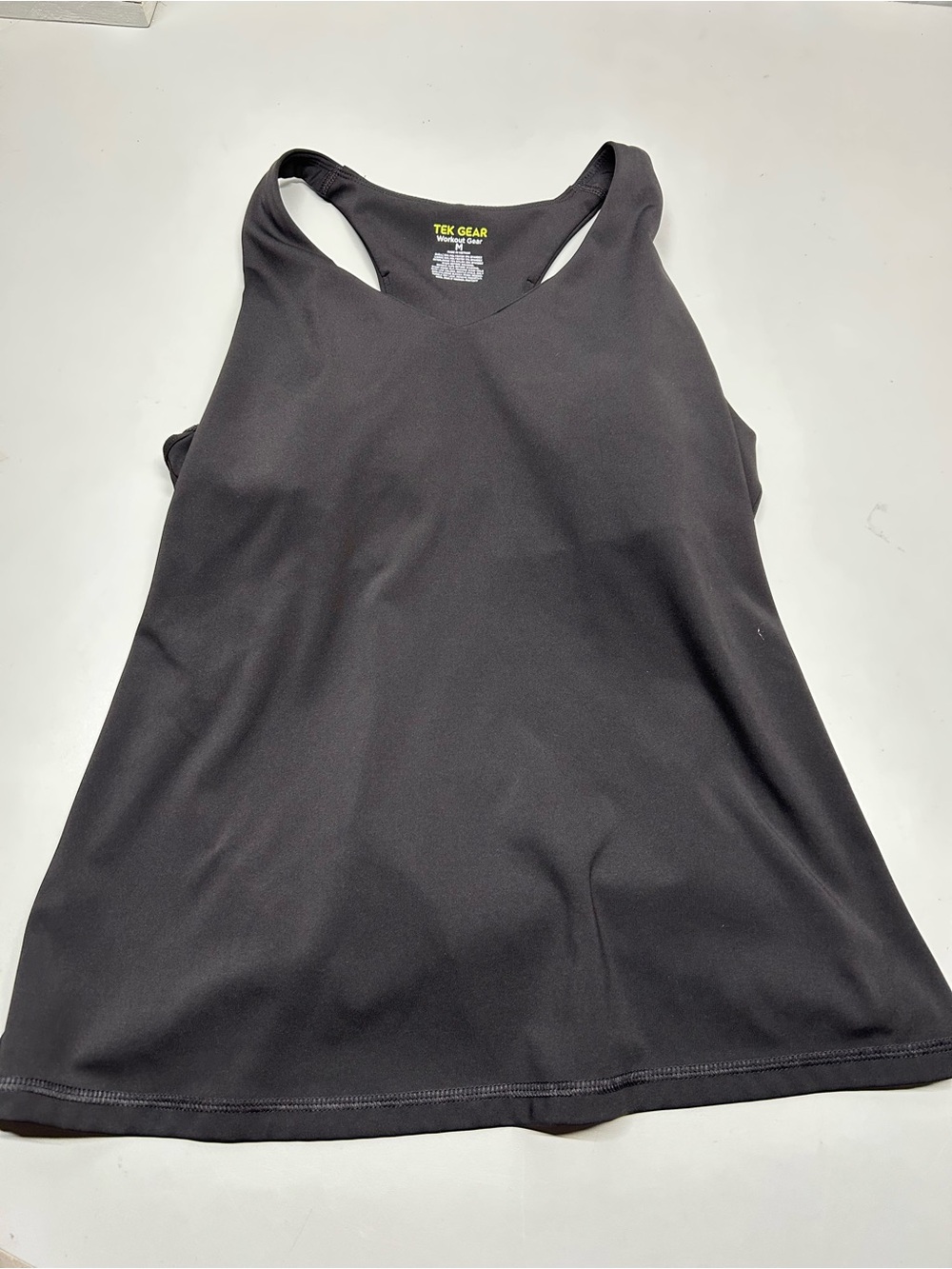 tek gear Black Racerback Performance Tank - Picture 1 of 5
